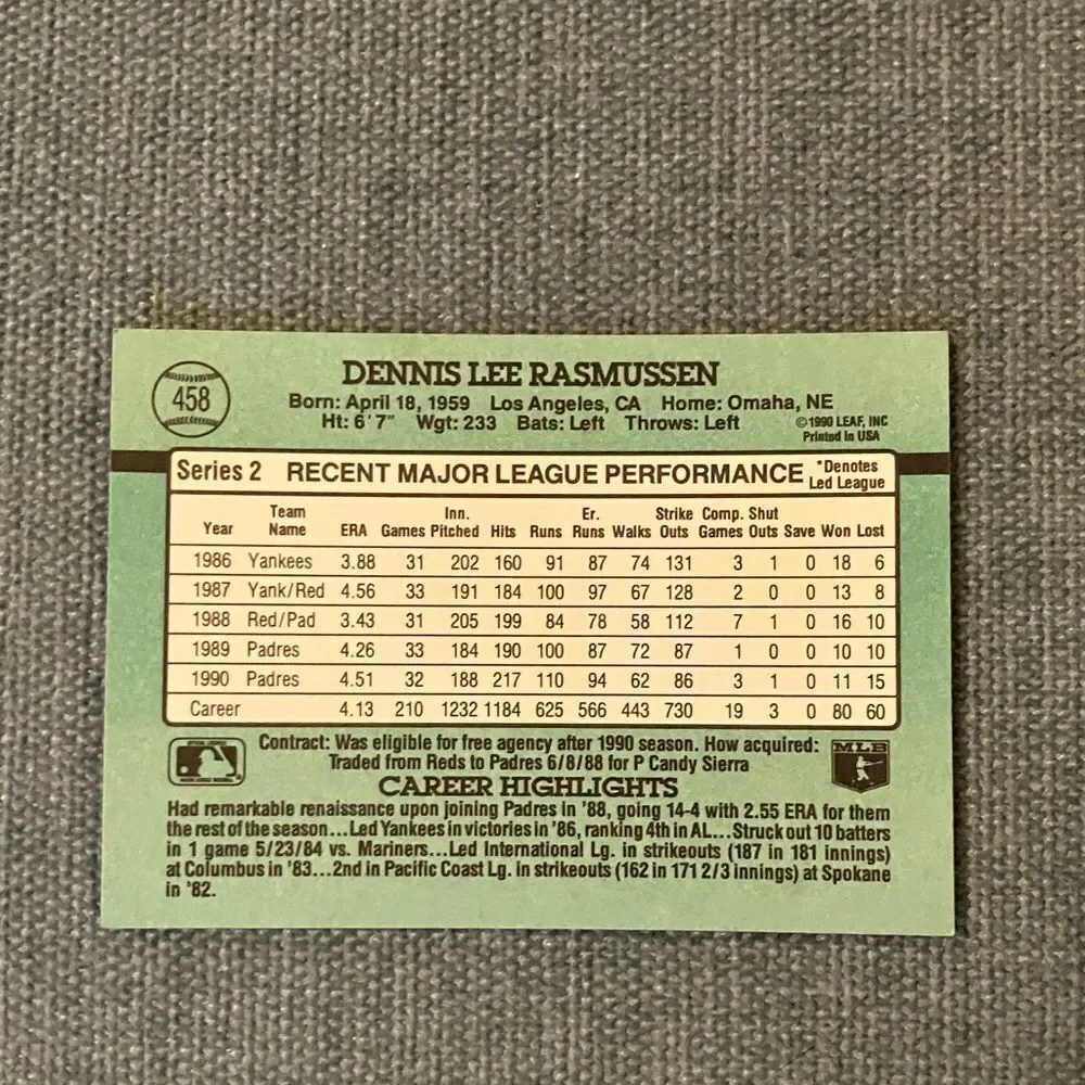 Donruss see pictures